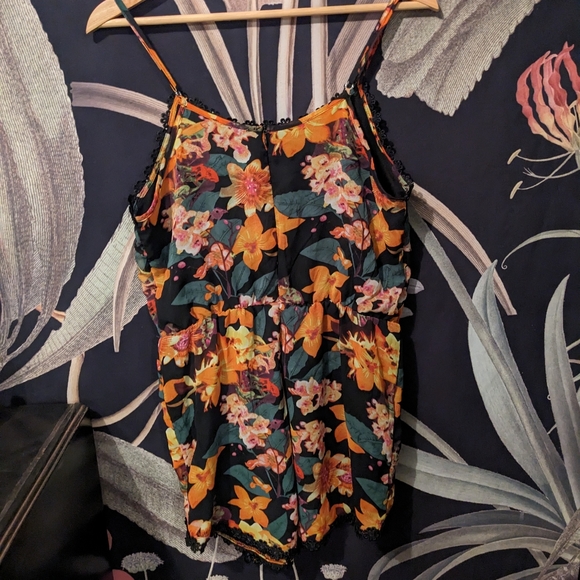 Lingerie Style Romper - Picture 2 of 2